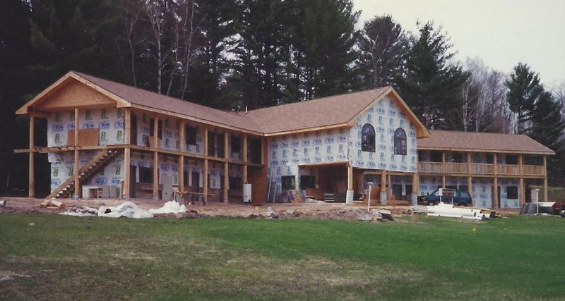Northwoods Lodge (High Life Motel) - Out With The Old In With The New (newer photo)